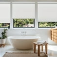 thumbnail image 2 of Keego Cordless Roller Shades for Window Mini 90% Blackout Roller Blinds for Window Doors Custom Ivory, 60"W x 48"H, 2 of 6