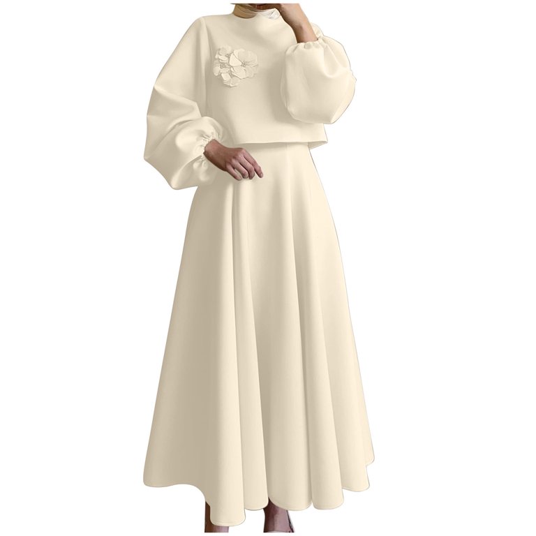 Busydd Womens Dresses Solid Color Long Sleeve Homecoming Dresses Round Neck Tiered Flowy Maxi Dresses Fashion Elegant Flower Wedding Guest Dress Prom Formal Dress - Walmart.com Busydd Womens Dresses Solid Color Long Sleeve Homecoming Dresses Round Neck Tiered Flowy Maxi Dresses Fashion Elegant Flower Wedding Guest Dress Prom Formal Dress - Walmart.com
