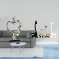 thumbnail image 2 of Estatua romántica de pareja de jirafas, figura creativa de cerámica para dormitorio, boda, estantería, armario, hogar, oficina, mesa, centro de mesa,, 2 of 8