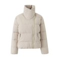 thumbnail image 4 of Winter stand up collar zipper bread jacket windproof cotton jacket warm coat for women, 4 of 5