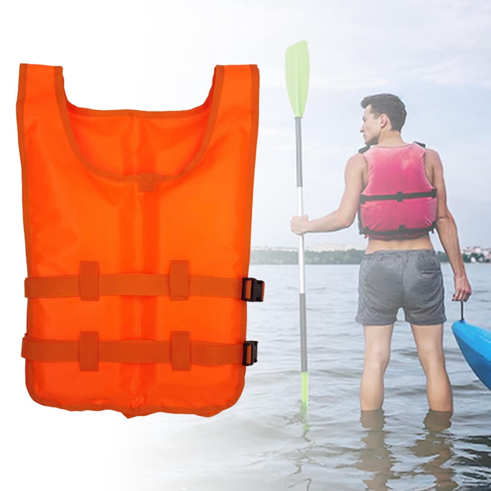 GARENDE Survival Suit Breathable Swim Vest for Surfing Kayaking Canoeing Orange