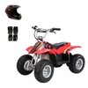 RAZOR 24V Dirt Quad Electric ATV 4-Wheeler with Helmet, Elbow & Knee Pads