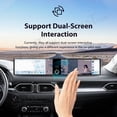 thumbnail image 5 of SNATEEN Dual 12.3 inch Carplay Screen/Radio/Multimedia Player for Mazda CX-5 2017-2025 Universal Car Navigation/GPS Upgrade Headunit Android Display 1080P Touch Screen Replace System, 5 of 16