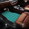 thumbnail image 4 of Cauagu Ducks A Pattern Car Floor Mat Set of 4,Car Carpet Mats Car Mats with Anti-Slip Backing & Driver Heel Pad Universal Fit for Cars/Trucks/SUV/Vans, 4 of 6