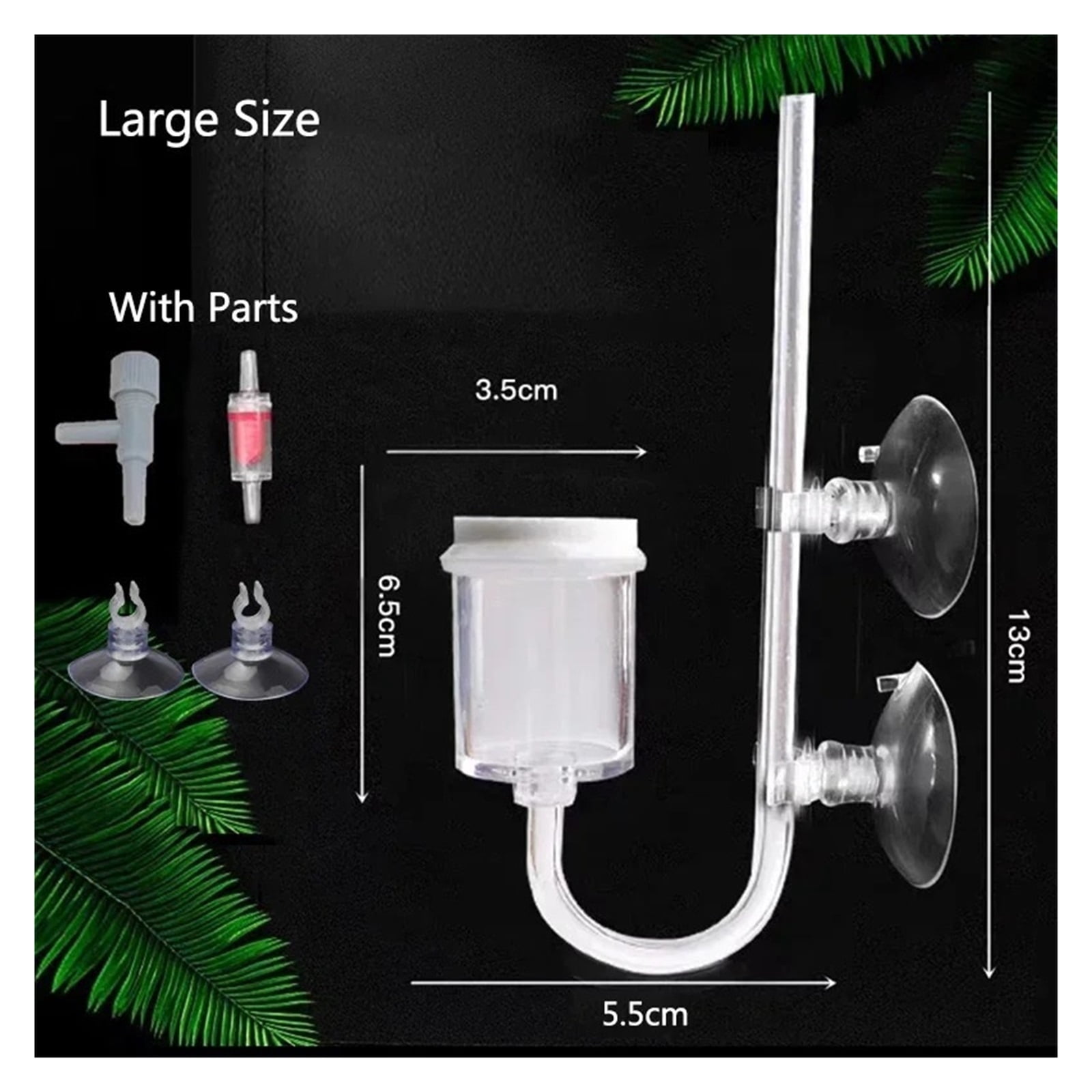 Acrylic Air Pump Sand Stone Aquarium Oxygen Pump Fresh Air Stone Bubble Bar Aquarium Fish Tank