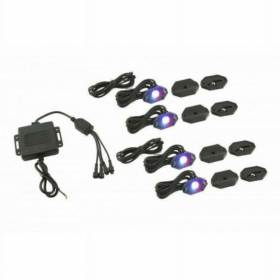 Stinger SPXRGBUBKIT Bluetooth App Controlled Underbody 4 Way RGB LED Light Kit