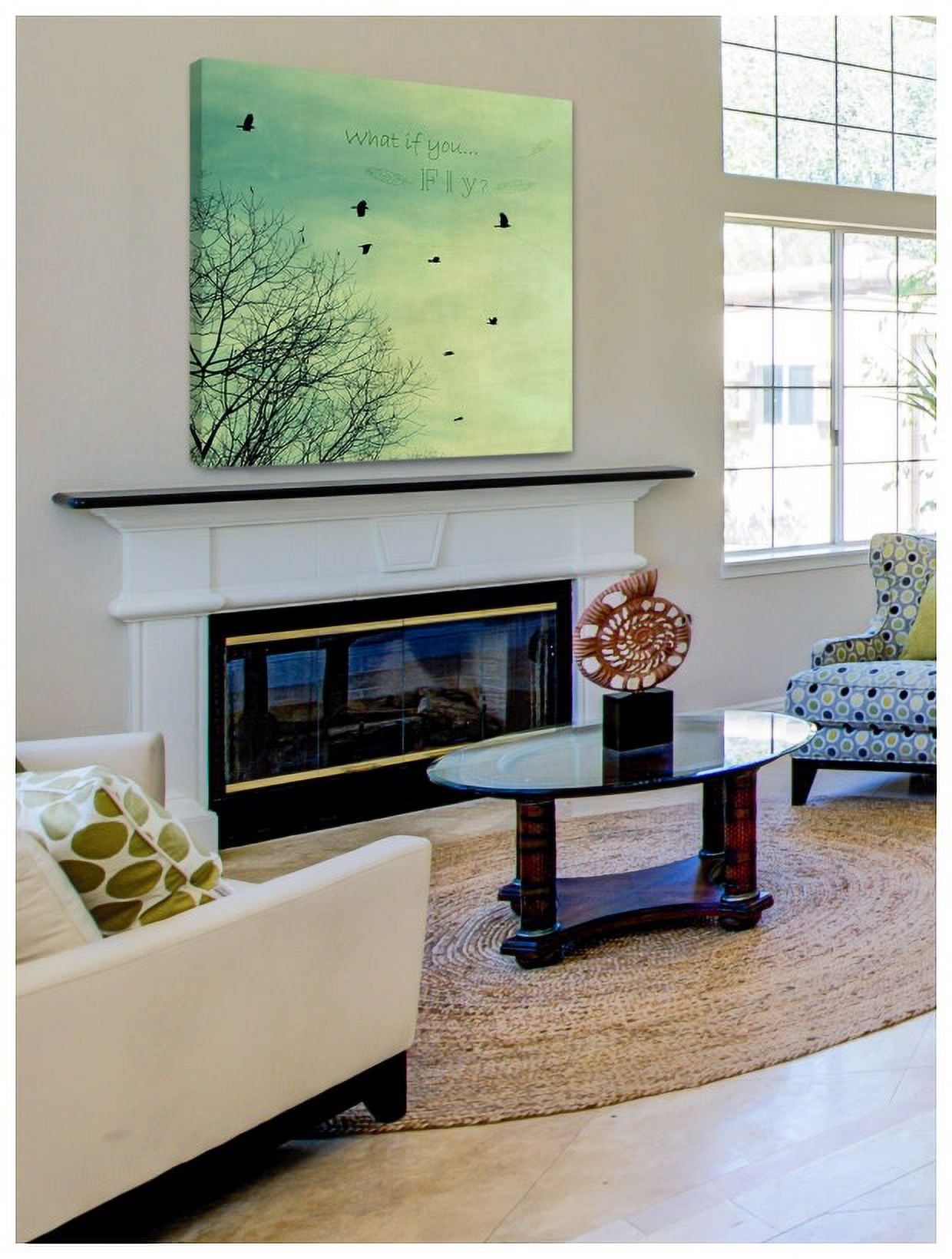 Marmont Hill "What If You Fly" by Robert Dickinson Painting Print on Canvas