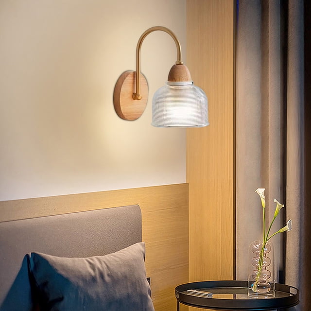 Slmotuae Wall Lamps Multi-Color Glass LED Mood Light Corridor Living Room