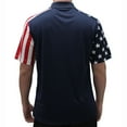 thumbnail image 2 of TheFlagShirt Men's Stars & Stripes Polo T-Shirt (XLarge, Navy), 2 of 2