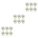 thumbnail image 1 of Anillos servilletero Wosthever 6 piezas lino flor artificial color Blanco, 1 of 6