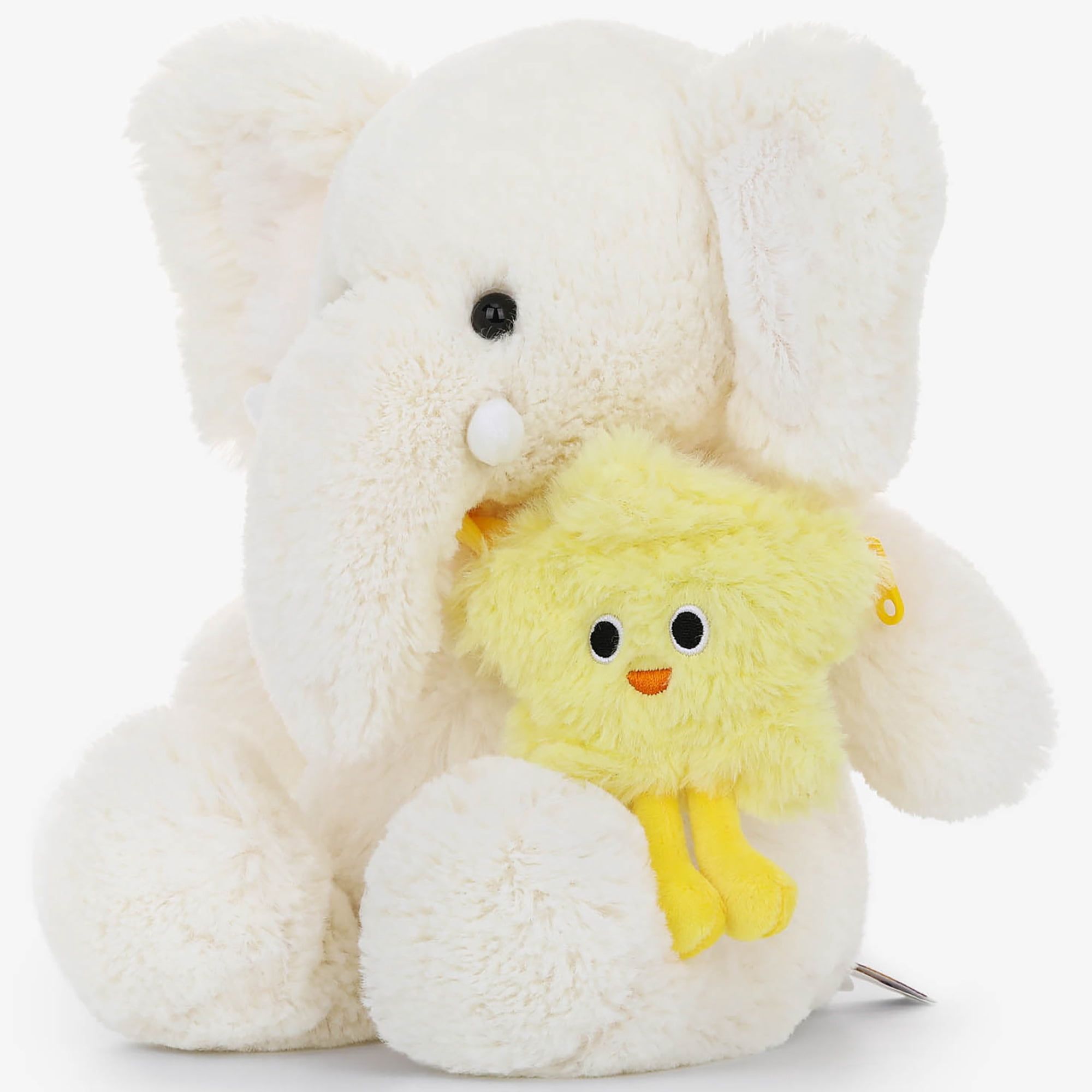 McHugs: School Series - Elephant Ted - 7" Stuffed Animal Plush w/ Star Character Bag, Soft Weighted Cuddle Toy, Cozy Play Comfort Companion, Kids 3+