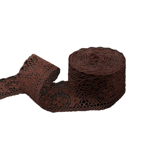 1 Roll 10M Ruffles Decor Exquisite DIY Polyester Visual Effect Hard to Fade Lace Decor for Home