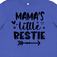 thumbnail image 4 of Inktastic Mama's Little Bestie with Arrow and Hearts Youth T-Shirt, 4 of 5