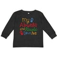 thumbnail image 3 of Inktastic My Abuela and Abuelo Love Me Boys or Girls Long Sleeve Toddler T-Shirt, 3 of 5