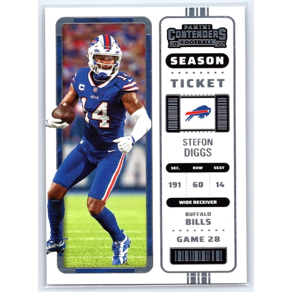 2022 Panini Contenders Stefon Diggs Buffalo Bills #12 Football Card