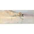 thumbnail image 2 of Charles Conder 14x8 Black Ornate Wood Framed Double Matted Museum Art Print Titled: Hot Wind, 2 of 5