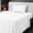 White, variant on Twin Sheet Set - Jersey Knit Sheets 3 Piece – Cotton – Soft T-Shirt Stretchy Sheets (Twin, White)