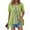 Green, variant on Tdoqot Womens Floral Shirts- V-Neck Short Sleeve Casual Cute Summer Boho Tops Blouse Mint Green Size M