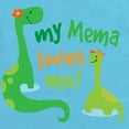 thumbnail image 2 of CafePress - My Mema Loves Me Dinosaur - Cute Infant Bodysuit Baby Romper - Size Newborn - 24 Months, 2 of 3