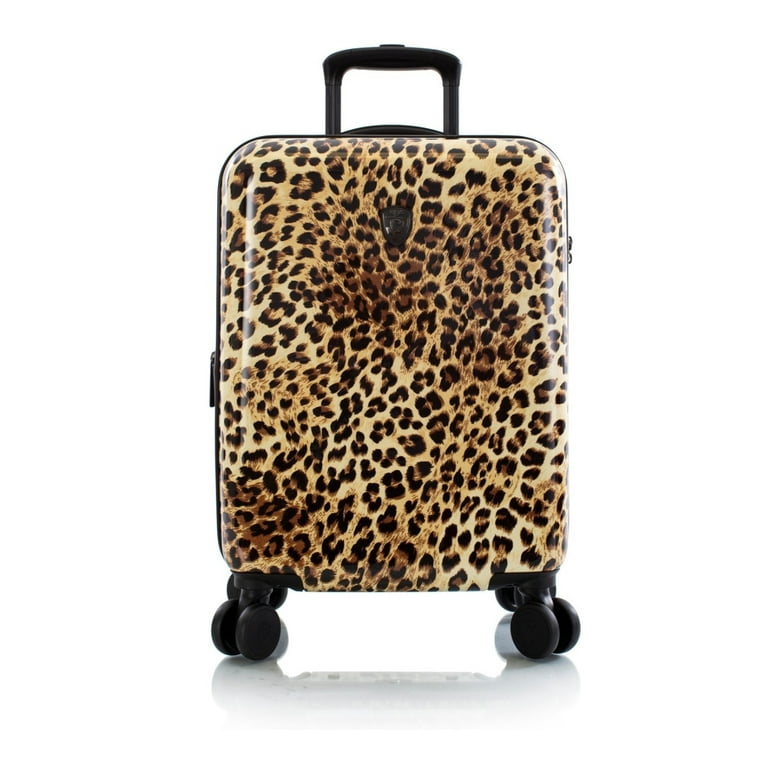 Heys America Brown Leopard 3-Piece Spinner Hardside Luggage Set
