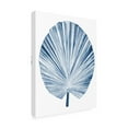 thumbnail image 2 of Megan Meagher 'Indigo Tropical Leaves IV' Canvas Art, 2 of 3