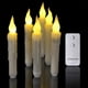 thumbnail image 1 of 12 velas cónicas LED con control remoto, candelabros de ventana parpadeantes sin llama que funcionan con pilas, velas de pilar de mano sin goteo para decoraciones de fiestas, aulas e iglesias Sailing  Electrónica, 1 of 6