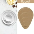 thumbnail image 4 of 2 Pcs Round Pottery Forms Ceramics Plate Forming Molds 2 Size Wooden Pottery Molds Clay Pottery Molding Tools MDF Ceramics Dish Plate Slump Mold for Handbuilding Plates DIY Craft Supplies, 4 of 8