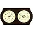 thumbnail image 3 of Bey-Berk International WS412 Brass Quartz Clock Barometer - Ash Wood, 3 of 3