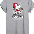 thumbnail image 3 of Peanuts - Snoopy Santa Christmas - Women's Oversized Graphic T-Shirt, 3 of 6