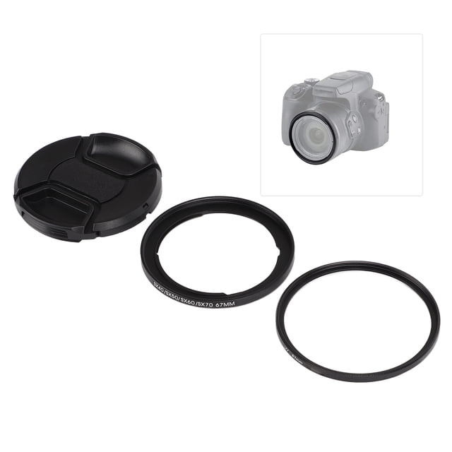 Fugacal UV Filter Filter Ring Lens ,67mm UV Filter Filter Ring Lens For SX40,Protective 67mm UV Filter Filter Ring Lens Sets For SX40 Series Camera