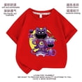 thumbnail image 4 of Camisetas del juego de Critters sonrientes para niños, Top de manga corta de algodón, ropa deportiva informal, regalos de cumpleaños, 4 of 5