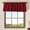 Black Red, variant on Jinswick 2 Pack Buffalo Check Plaid Window Valances Red and White Farmhouse Design Window Treatment Decor Curtains Rod Pocket Valances for Kitchen/Living Room 16" x 56"