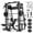 M11 Home Gym package-Black (bench & 230LBS plates & accessories), variant on Mikolo M11 Smith Machine, Complete Starter Home Gym Package, 2200 lbs Power Rack with 230LBS Plates and Weight Bench, Total Body Strength Training Cage