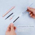 thumbnail image 3 of RETON Morandi Gel Pens, Retractable, Fine Point, 0.5mm, Black Ink, 6 Count, 6 Pack, 3 of 7