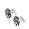 thumbnail image 2 of Seagull Formal Attire Shirt Cufflinks Made of Stainless Steel for Elegant Events, 2 of 6