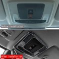 thumbnail image 4 of Car Carbon Fiber Interior Front Reading Light Lamp Cover Trim Sticker For Vezel -v 2021 2022, 4 of 4