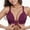 Purple, variant on Ierhent Underwire Bras Full Figure Back Smoothing Everyday Bra Women's Plus Size Front Closure Underwire Wide Strap(Pink,42)