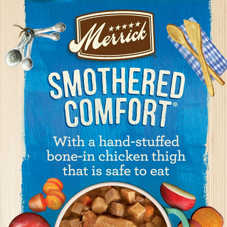 Merrick Grian Free Wet Dog Food for Adults Chicken Veggies in Gravy 12.7 oz Cans 12 Pack Walmart