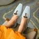 thumbnail image 4 of Sombrero cuadrado de corte bajo de color sólido de tacón grueso para mujer con zapatos individuales de media boca Wmkox8yii  shjk7209, 4 of 8