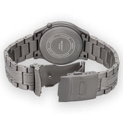 BERNY Titanium Watches for Men, Japanese Quartz Movement Men's Field Watch, 5ATM Waterproof Military Wristwatch for Men, Analog Sport Watches with Super Luminous, Black