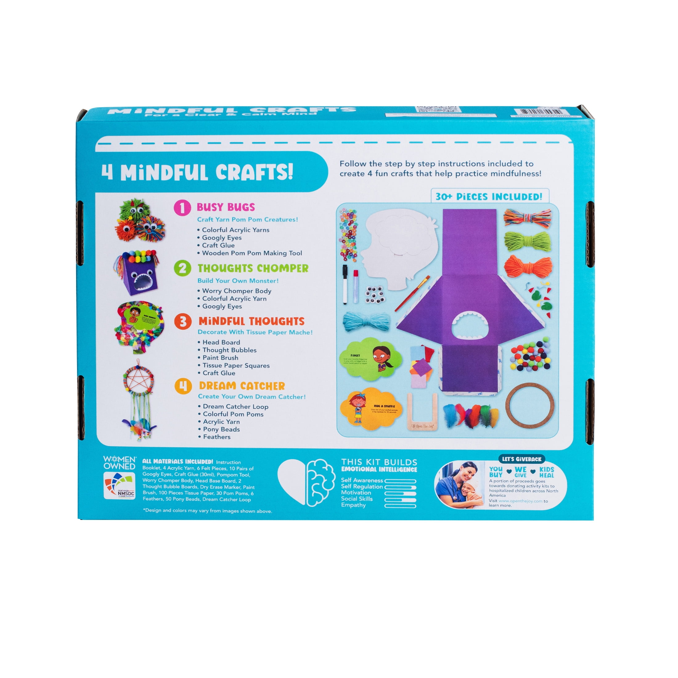 Open The Joy Mindful Crafts 4 In 1 Craft Kit