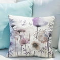 thumbnail image 5 of Brown Cream Grey Pink Pillow Covers Watercolor Flower Couch Pillow Cases Rustic Abstract Modern Throw Pillows Set of 2 Farmhouse Home Decor for Room Bedroom Bed Cushion Outdoor 18x18'''', 5 of 6