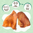 thumbnail image 2 of Nature Gnaws Pig Ears, Natural Dog Chew Treats (5 count), 2 of 8