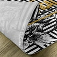 thumbnail image 5 of Ambesonne Flower Place Mats Set of 4, Exotic Petals Butterfly, Standard Size, Black White Pale Coffee, 5 of 6
