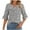 White, variant on successthop V Neck Blouses for Women 3/4 Sleeve Top Lightweight Casual Pullover Clothes Leopard Print Stylish Shirts