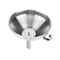 thumbnail image 5 of TEHAUX 1Pcs Cooking Strainer Silver 15x15x14.5Cm Stainless Steel For Transferring Dry Ingredients, 5 of 8
