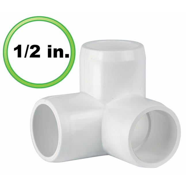 0.5 in. 3 Way L PVC Pipe Fitting