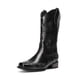 thumbnail image 1 of Botas de Vaquera DREAM PAIRS Punta Cuadrada Tacón Bajo Negro Talla 6, 1 of 6