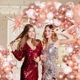 thumbnail image 4 of Juego de Globos para Decoraciones de Fiesta, 144 Pcs Vintage Pink Rose Gold Globo Guirnalda Arco Kit para Propuesta, Boda, Cumpleaños, Aniversario, 4 of 4