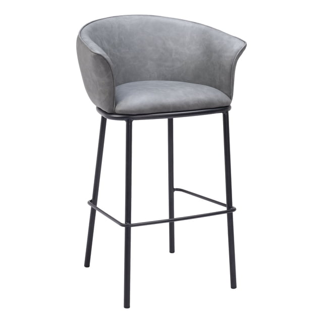 Banco de Barra Kessa Muebles Gartson Gris 62 x 98 x 50 cm